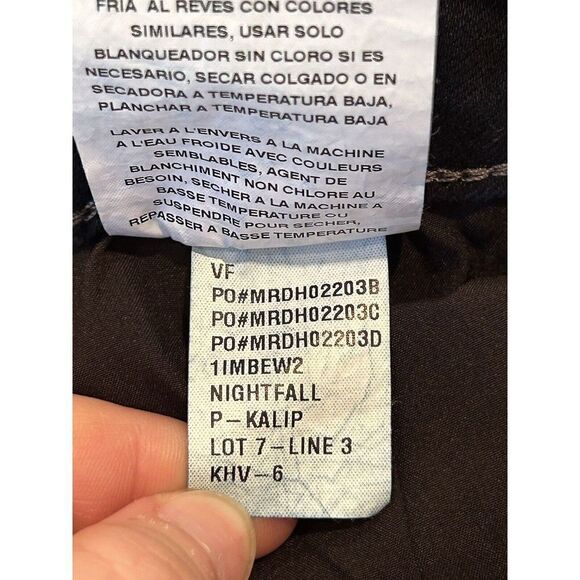 Lee Riders Shape Illusions Blue Jeans Slim Fit Boot Cut Midrise Size 16 - Picture 6 of 7